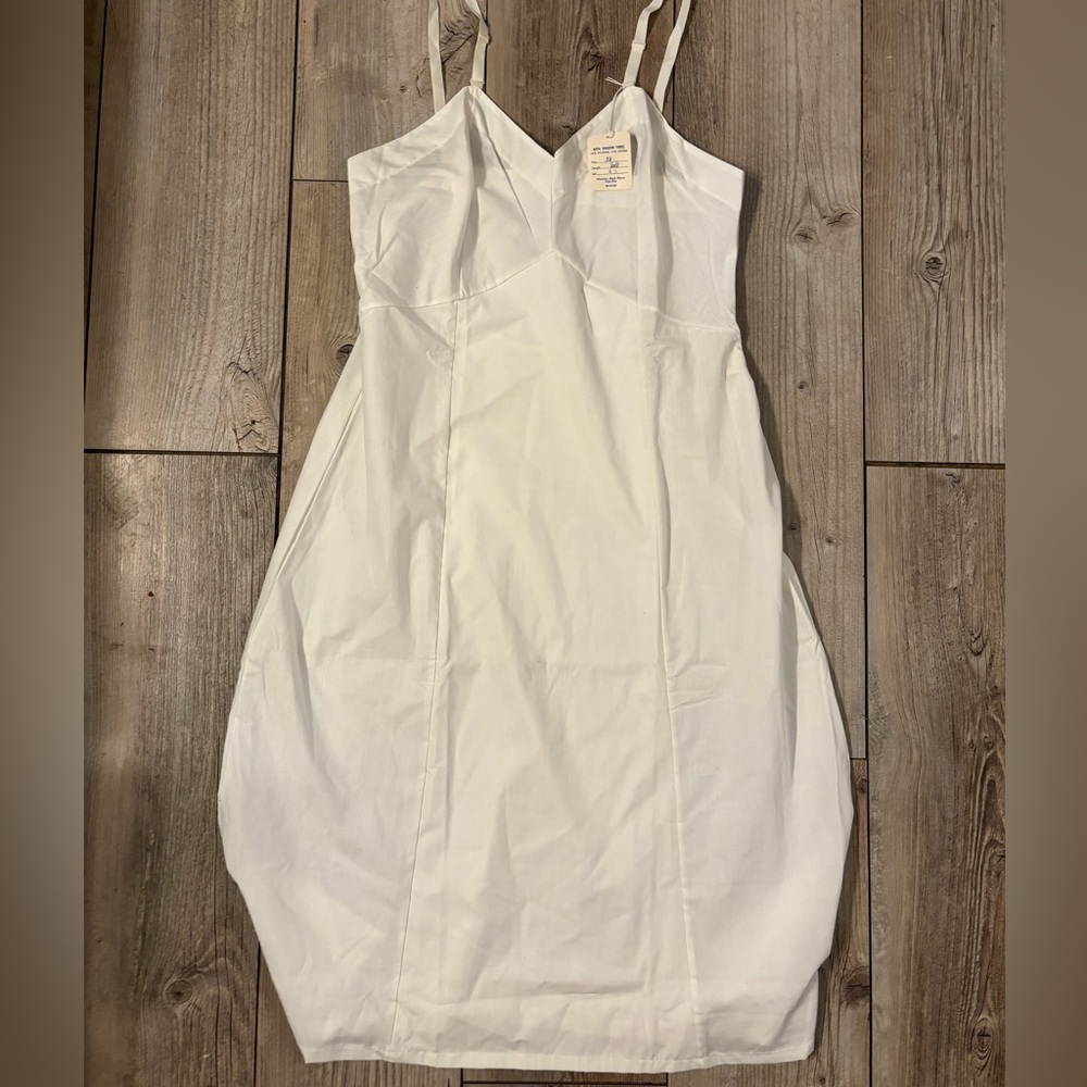Vintage Elegant White Slip 38 Tall NWT